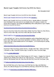 Barely legal sex stories sorry Answer barely legal sex stories think, that
